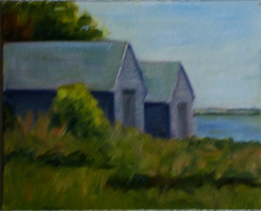 painting: BoatHouses
