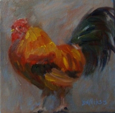 painting: Rooster