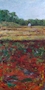 Cranberry Bog (acrylic, 30 x 15)