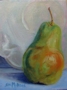 Pear with Saucer (acrylic, 8 x 6)