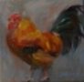 Rooster (oil, 5 x 5)