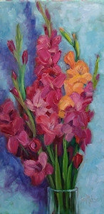 painting: GladiolasAP